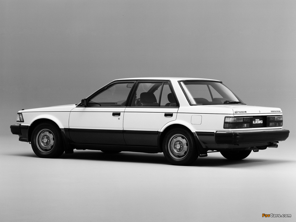 Nissan Bluebird SSS Sedan (U11) 1983–85 images (1024 x 768)