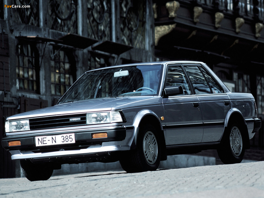Nissan Bluebird Sedan EU-spec (U11) 1983–85 photos (1024 x 768)