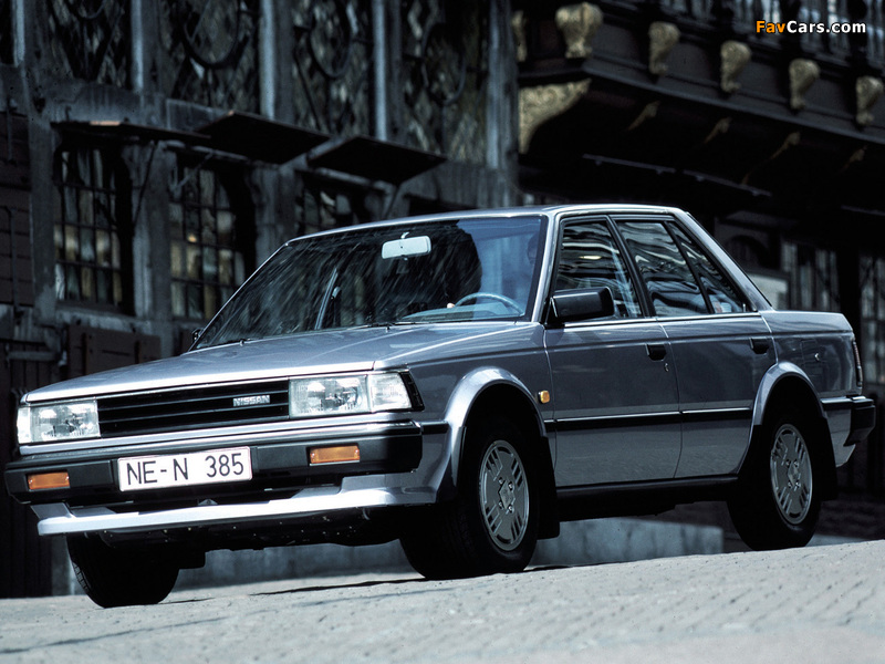 Nissan Bluebird Sedan EU-spec (U11) 1983–85 photos (800 x 600)