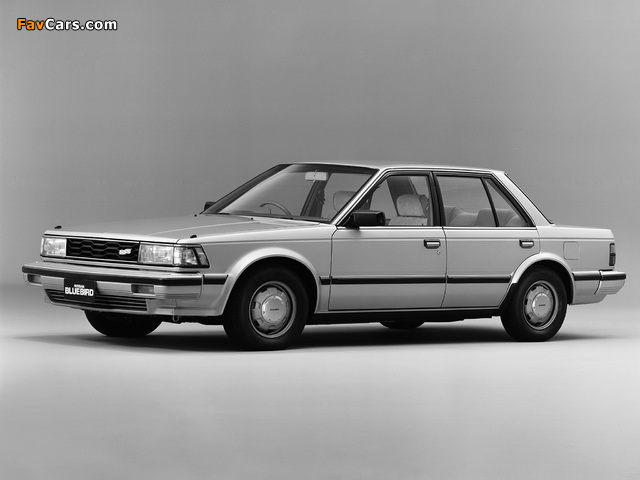 Nissan Bluebird SSS Sedan (U11) 1983–85 photos (640 x 480)