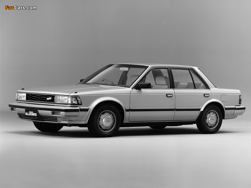 Nissan Bluebird SSS Sedan (U11) 1983–85 photos (800 x 600)