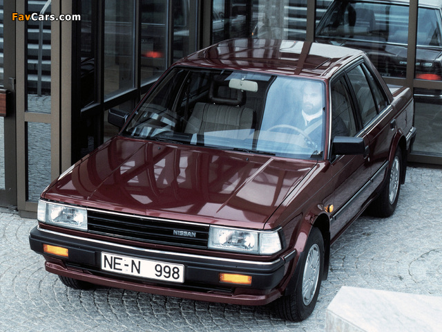 Nissan Bluebird Sedan EU-spec (U11) 1983–85 photos (640 x 480)