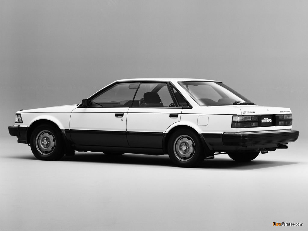 Nissan Bluebird SSS Hardtop (U11) 1983–85 wallpapers (1024 x 768)