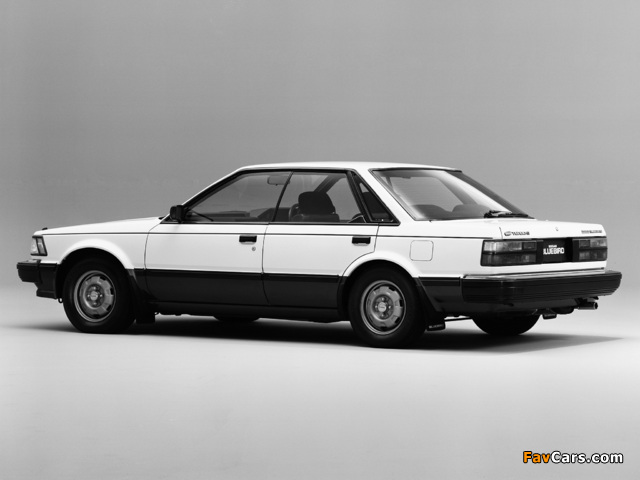 Nissan Bluebird SSS Hardtop (U11) 1983–85 wallpapers (640 x 480)