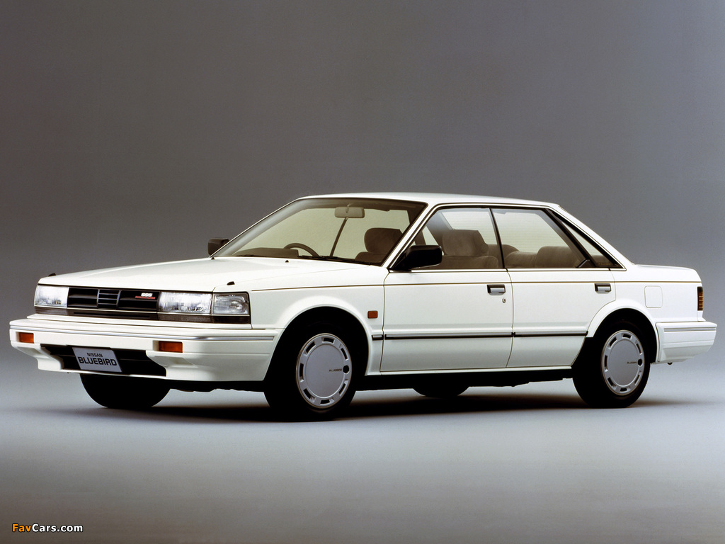 Nissan Bluebird SSS Hardtop (U11) 1985–87 images (1024 x 768)
