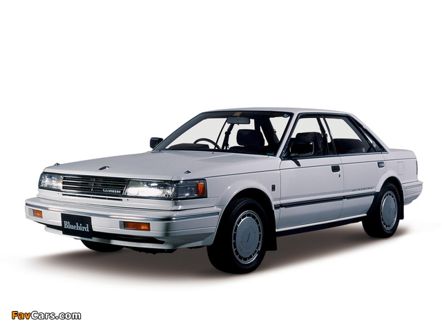 Nissan Bluebird Maxima Hardtop (U11) 1986–88 photos (640 x 480)