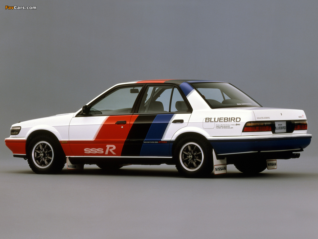 Nissan Bluebird SSS-R (U12) 1987–91 images (1024 x 768)