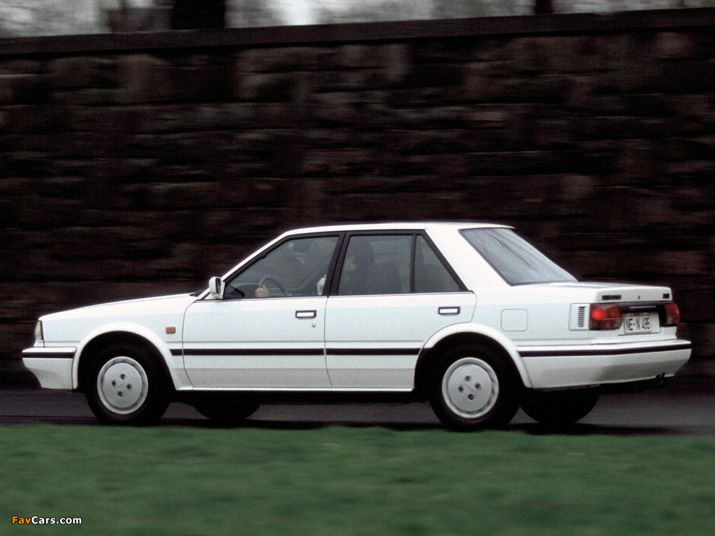 Nissan Bluebird Sedan (T72) 1987–90 images (1024 x 768)