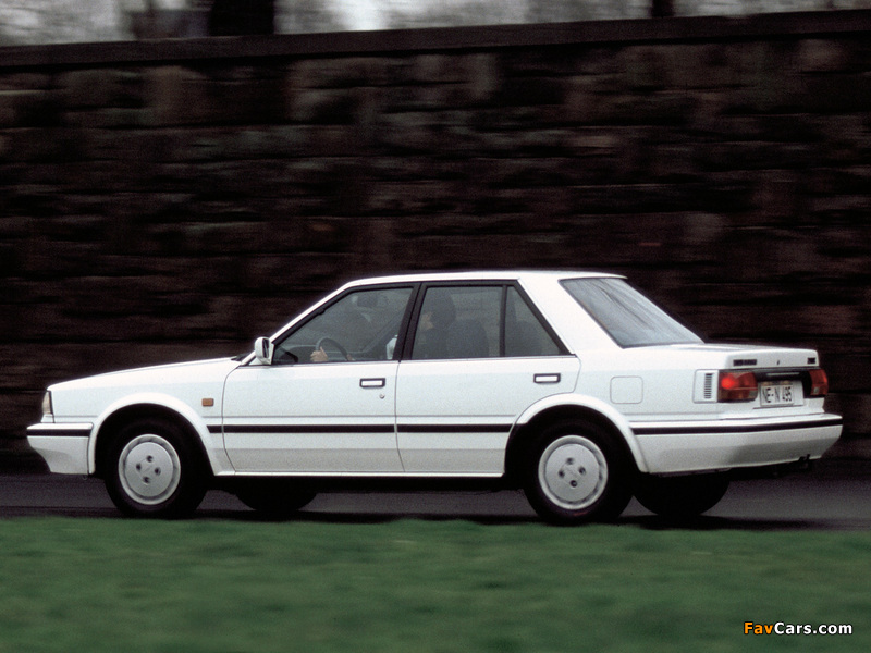 Nissan Bluebird Sedan (T72) 1987–90 images (800 x 600)