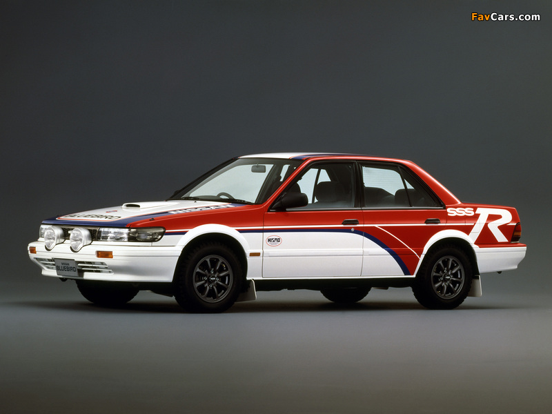 Nissan Bluebird SSS-R (U12) 1987–91 photos (800 x 600)