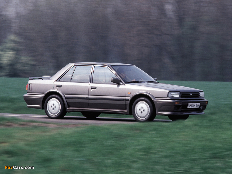 Nissan Bluebird Sedan (T72) 1987–90 photos (800 x 600)