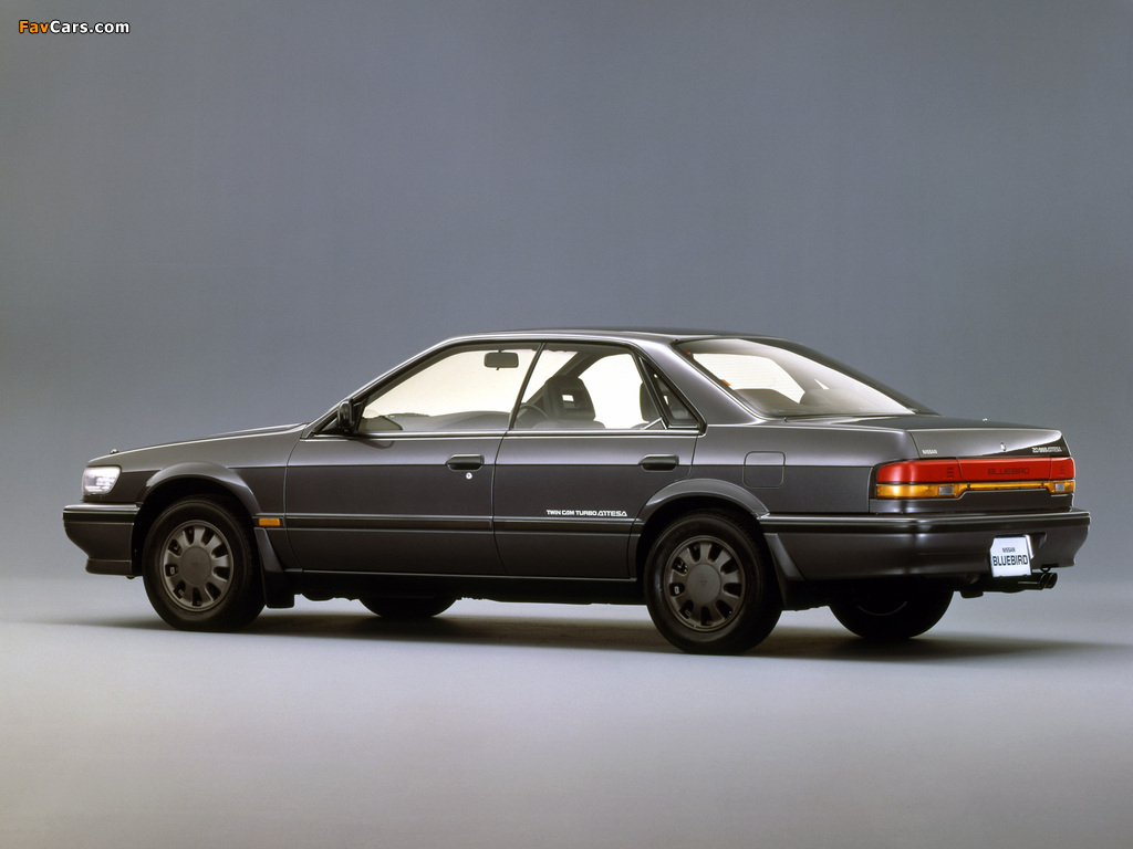 Nissan Bluebird SSS Twin Cam Turbo Hardtop (U12) 1987–91 pictures (1024 x 768)