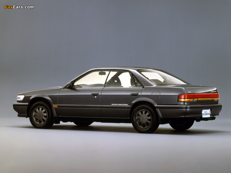 Nissan Bluebird SSS Twin Cam Turbo Hardtop (U12) 1987–91 pictures (800 x 600)