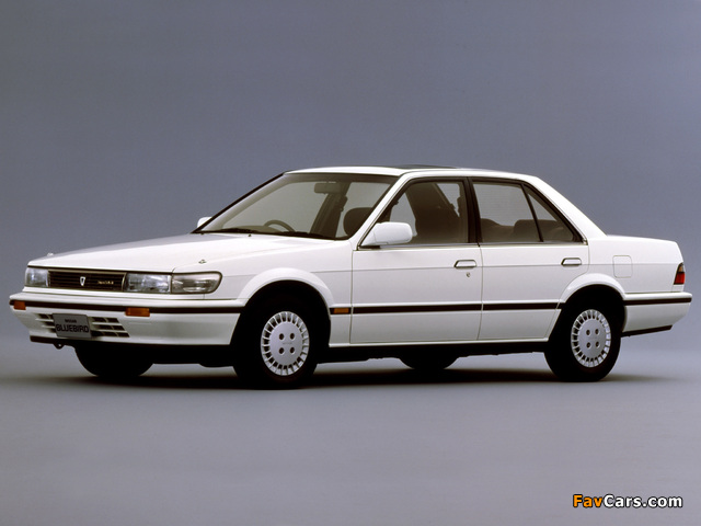 Nissan Bluebird Sedan (U12) 1987–91 pictures (640 x 480)