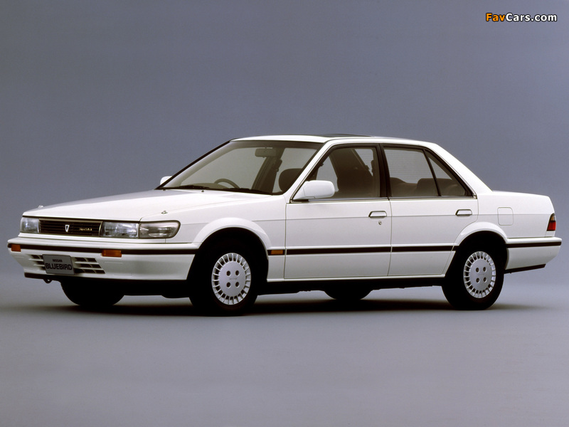 Nissan Bluebird Sedan (U12) 1987–91 pictures (800 x 600)