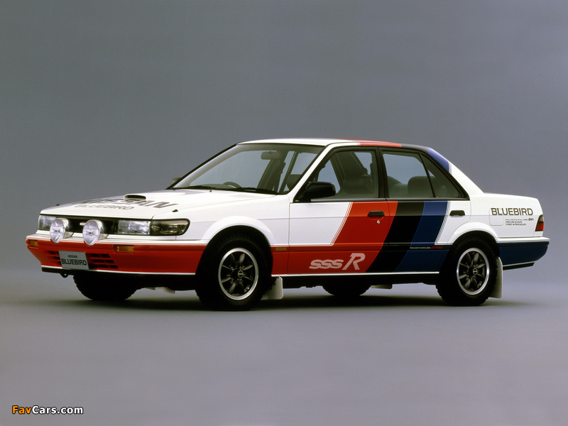 Nissan Bluebird SSS-R (U12) 1987–91 wallpapers (800 x 600)