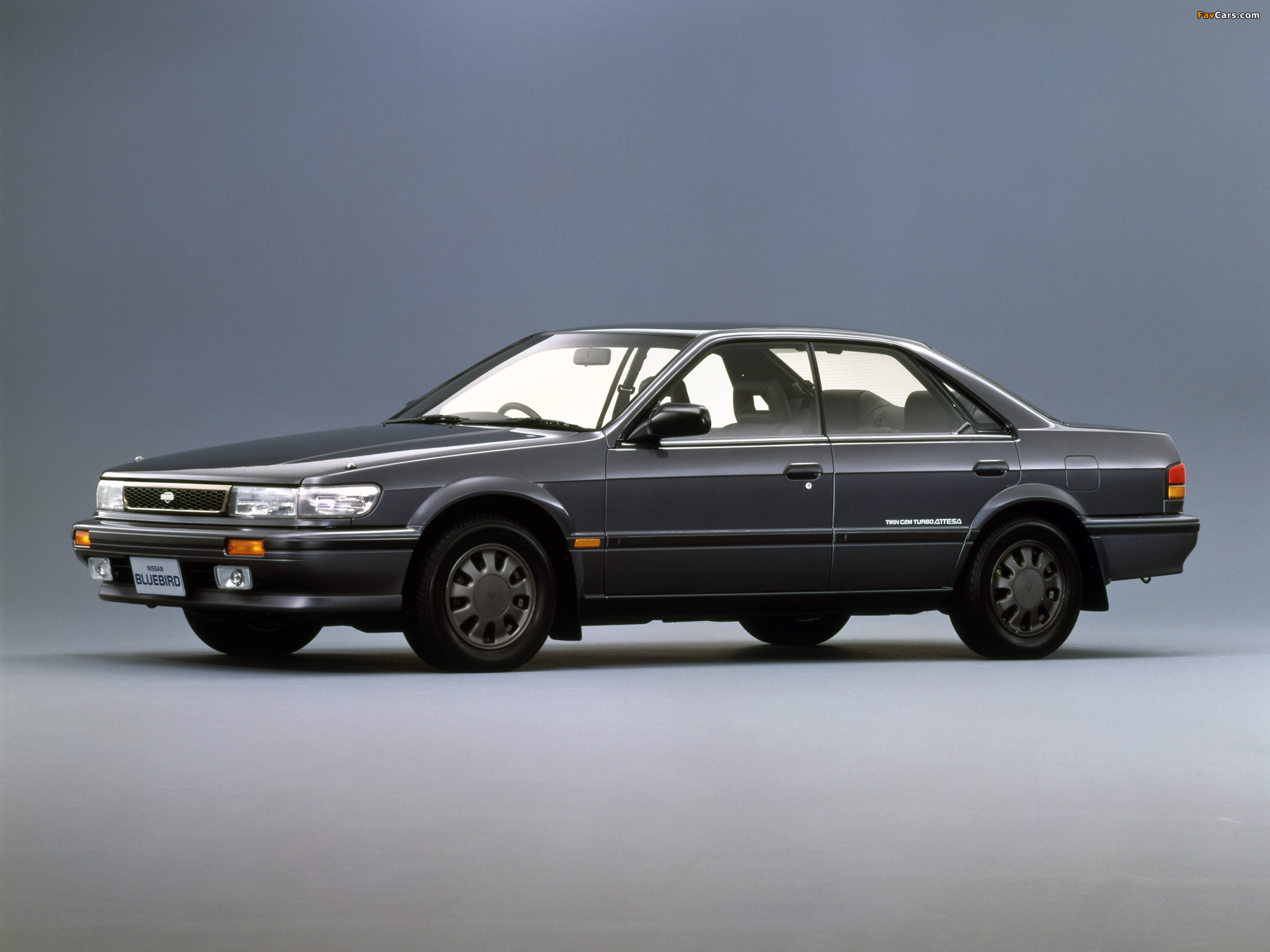 Nissan Bluebird SSS Twin Cam Turbo Hardtop (U12) 1987–91 wallpapers (2048 x 1536)