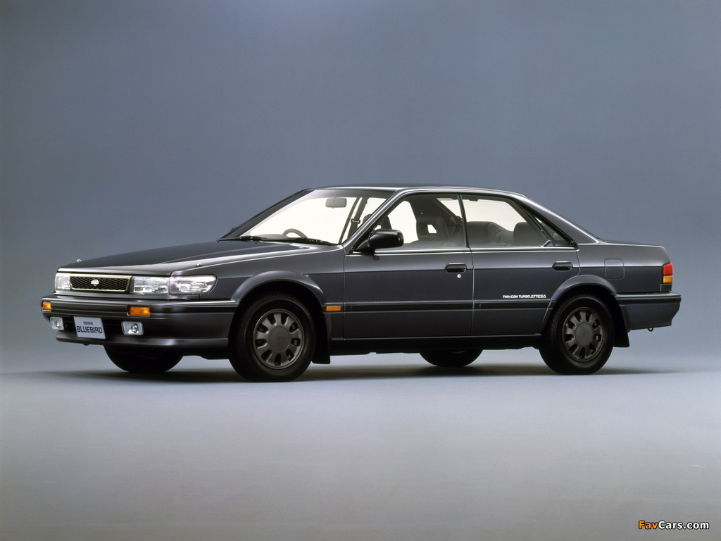 Nissan Bluebird SSS Twin Cam Turbo Hardtop (U12) 1987–91 wallpapers (1024 x 768)