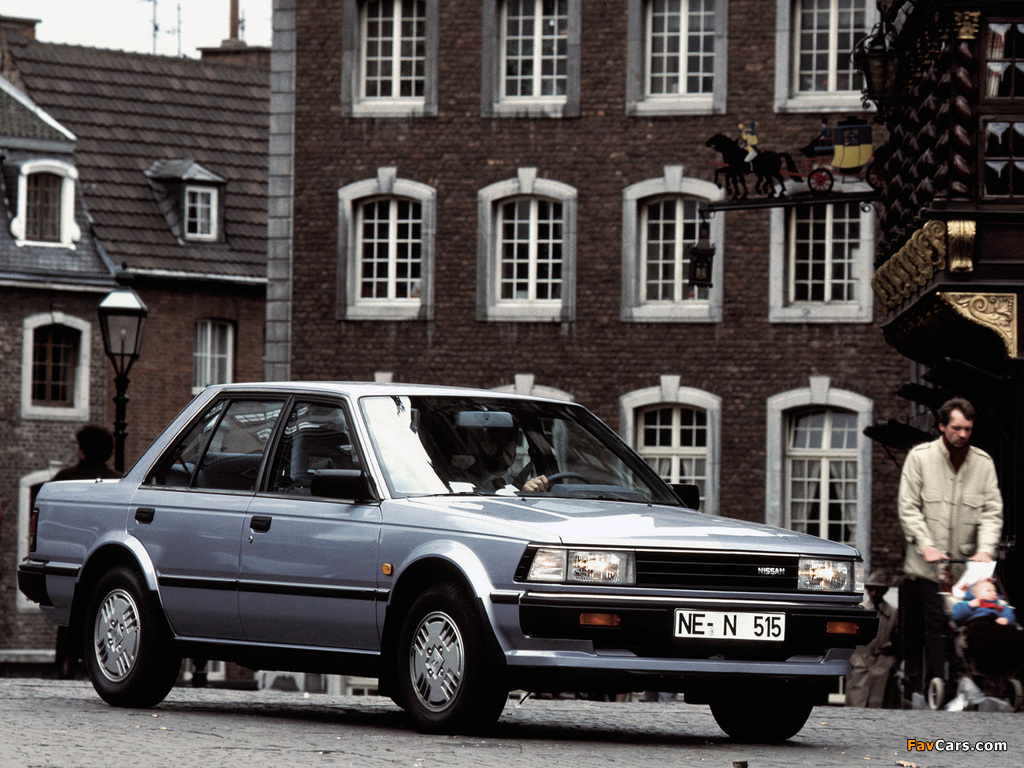 Photos of Nissan Bluebird Sedan EU-spec (U11) 1983–85 (1024 x 768)