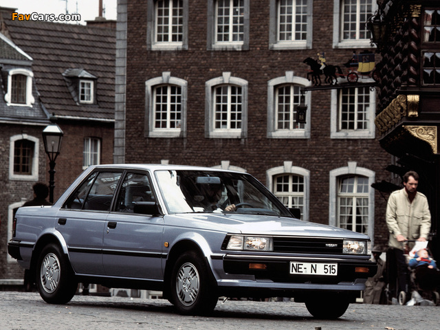 Photos of Nissan Bluebird Sedan EU-spec (U11) 1983–85 (640 x 480)