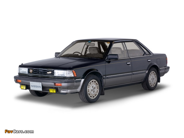 Pictures of Nissan Bluebird SSS Hardtop 50th Anniversary (U11) 1983 (640 x 480)