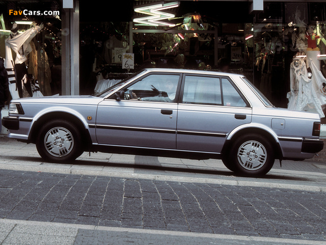 Pictures of Nissan Bluebird Sedan EU-spec (U11) 1983–85 (640 x 480)