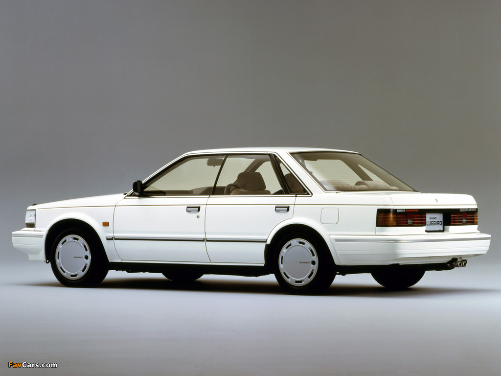 Pictures of Nissan Bluebird SSS Hardtop (U11) 1985–87 (1024 x 768)