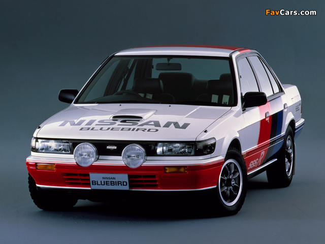 Pictures of Nissan Bluebird SSS-R (U12) 1987–91 (640 x 480)