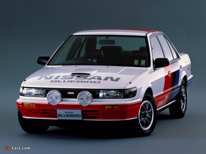 Pictures of Nissan Bluebird SSS-R (U12) 1987–91 (800 x 600)