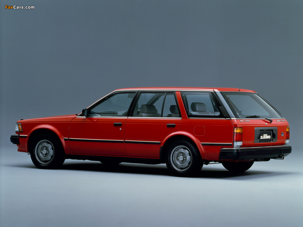 Nissan Bluebird Wagon (U11) 1983–85 wallpapers (1024 x 768)