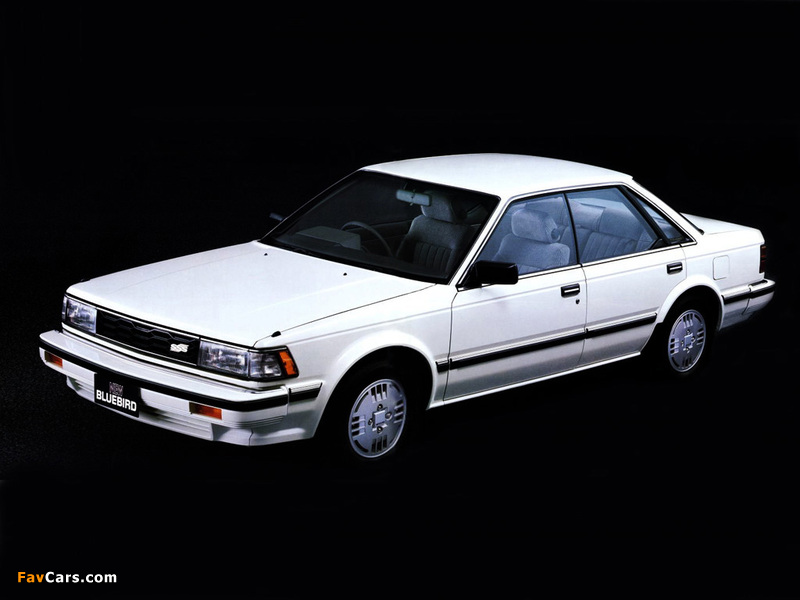 Nissan Bluebird SSS Hardtop (U11) 1983–85 wallpapers (800 x 600)