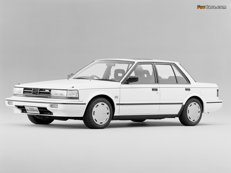 Nissan Bluebird SSS Sedan (U11) 1985–87 wallpapers (800 x 600)