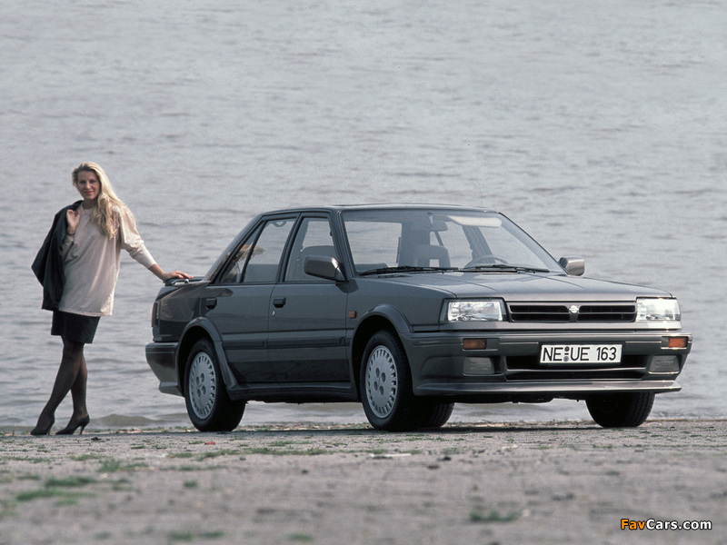 Nissan Bluebird Sedan (T72) 1987–90 wallpapers (800 x 600)