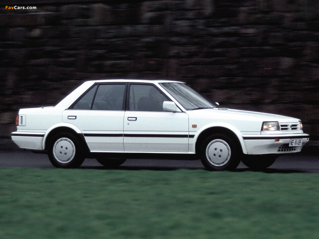Nissan Bluebird Sedan (T72) 1987–90 wallpapers (1024 x 768)
