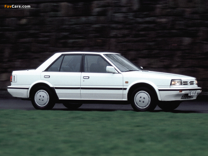 Nissan Bluebird Sedan (T72) 1987–90 wallpapers (800 x 600)
