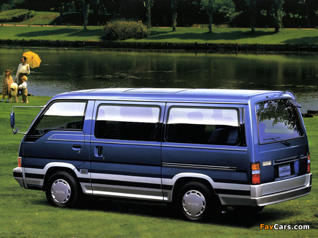 Nissan Caravan Silk Road Planetaroof (E24) 1986–94 pictures (640 x 480)