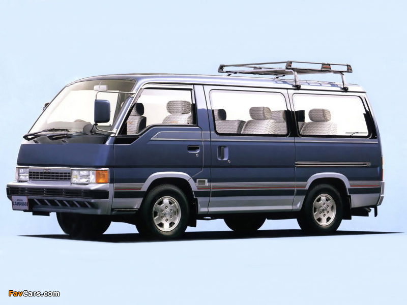 Nissan Caravan Silk Road Planetaroof (E24) 1986–94 wallpapers (800 x 600)