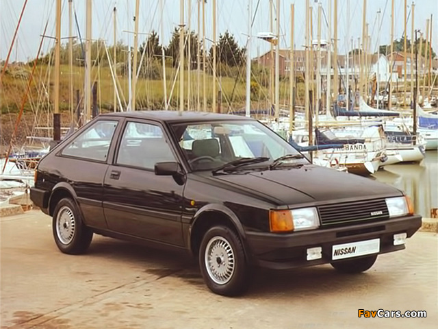 Nissan Cherry Europe 3-door (N12) 1983–86 photos (640 x 480)