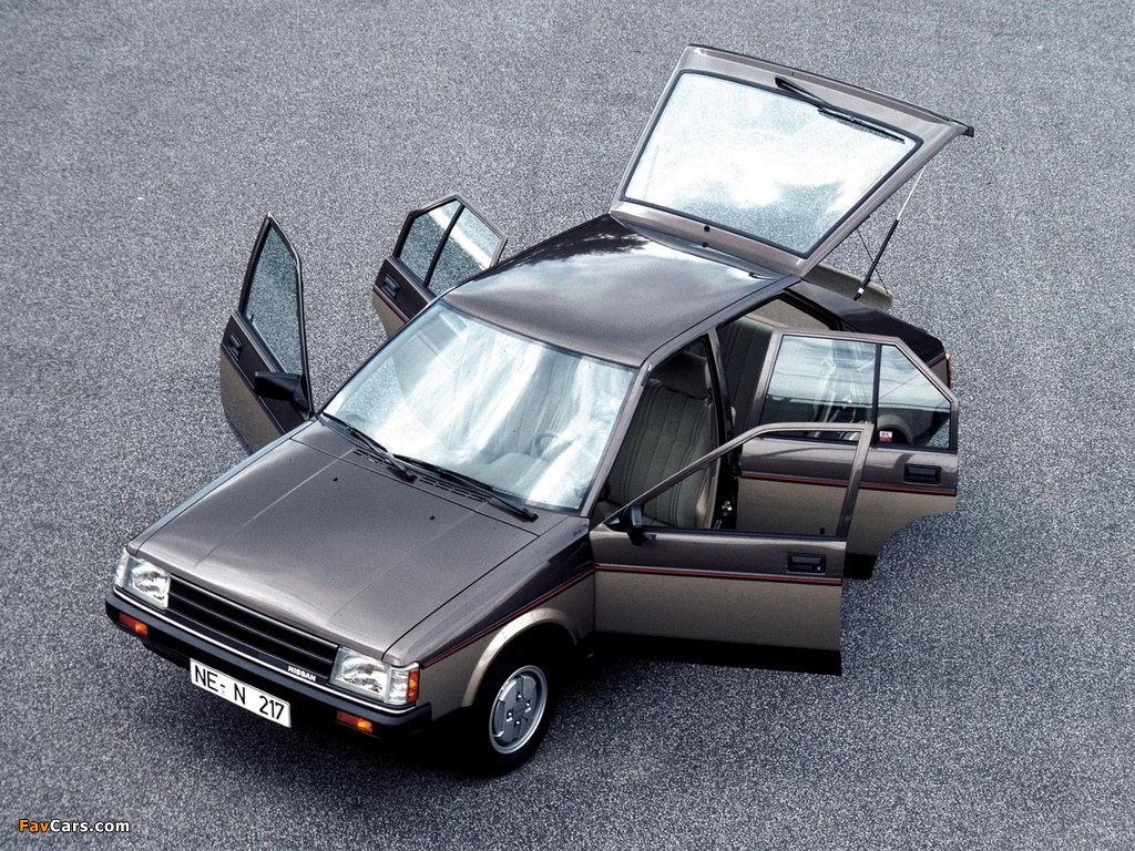 Photos of Nissan Cherry 5-door (N12) 1982–86 (1024 x 768)