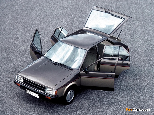 Photos of Nissan Cherry 5-door (N12) 1982–86 (640 x 480)