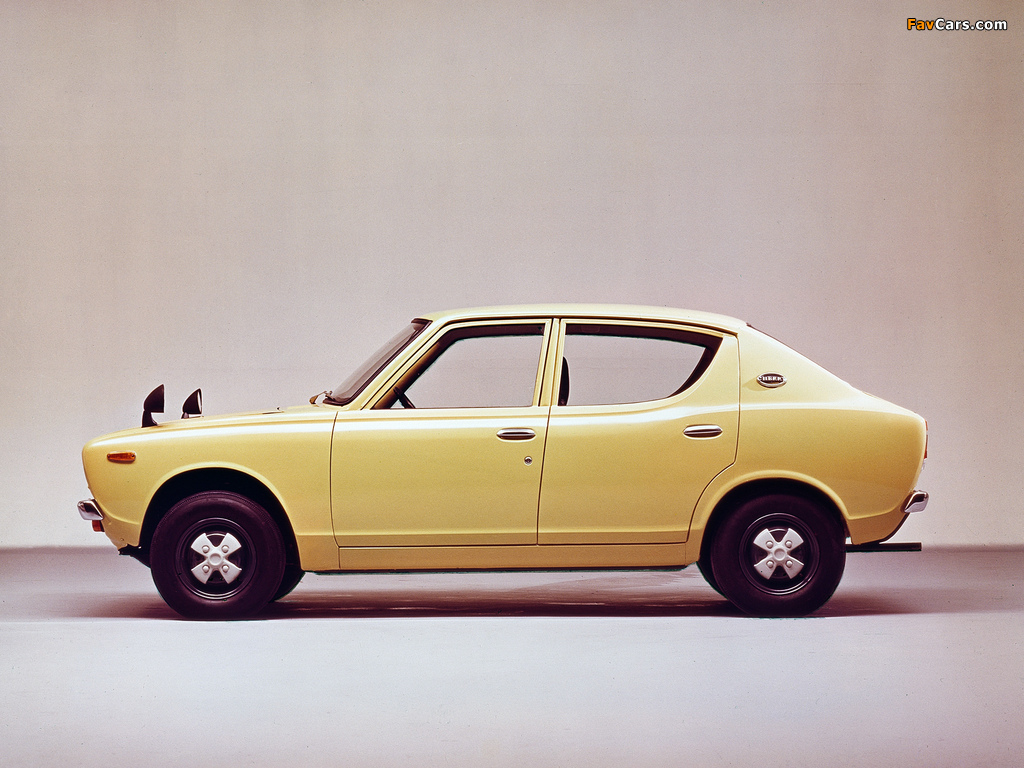 Pictures of Nissan Cherry 4-door Sedan (E10) 1970–74 (1024 x 768)