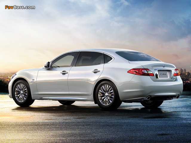 Nissan Cima Hybrid (HGY51) 2012 wallpapers (640 x 480)