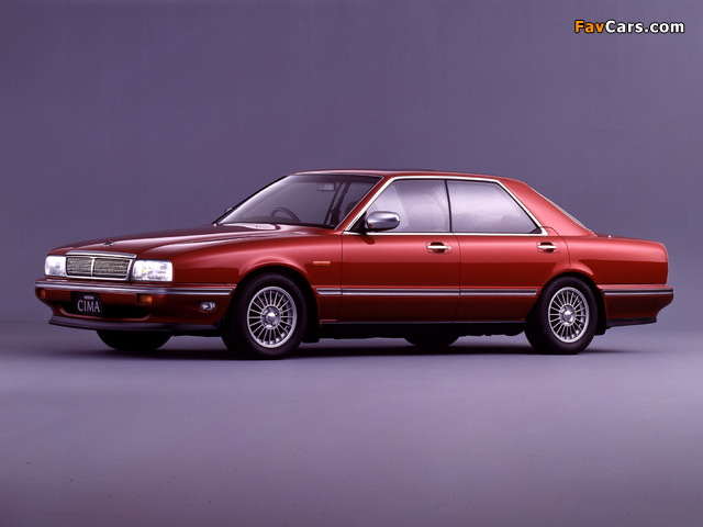 Photos of Nissan Gloria Cima (FPAY31) 1988–91 (640 x 480)