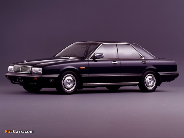 Photos of Nissan Gloria Cima (FPAY31) 1988–91 (640 x 480)