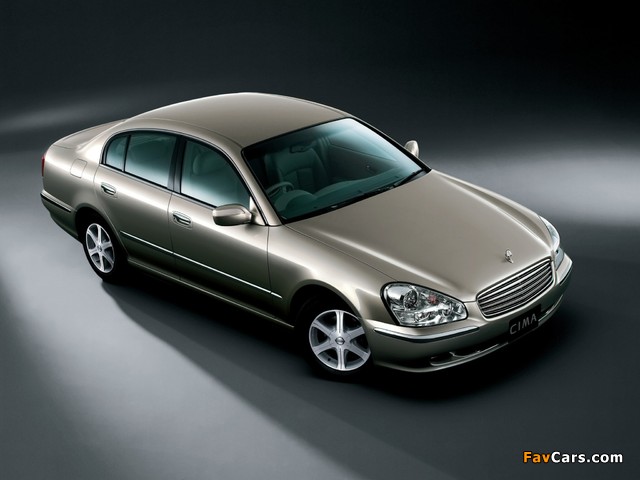 Pictures of Nissan Cima (F50) 2001–04 (640 x 480)