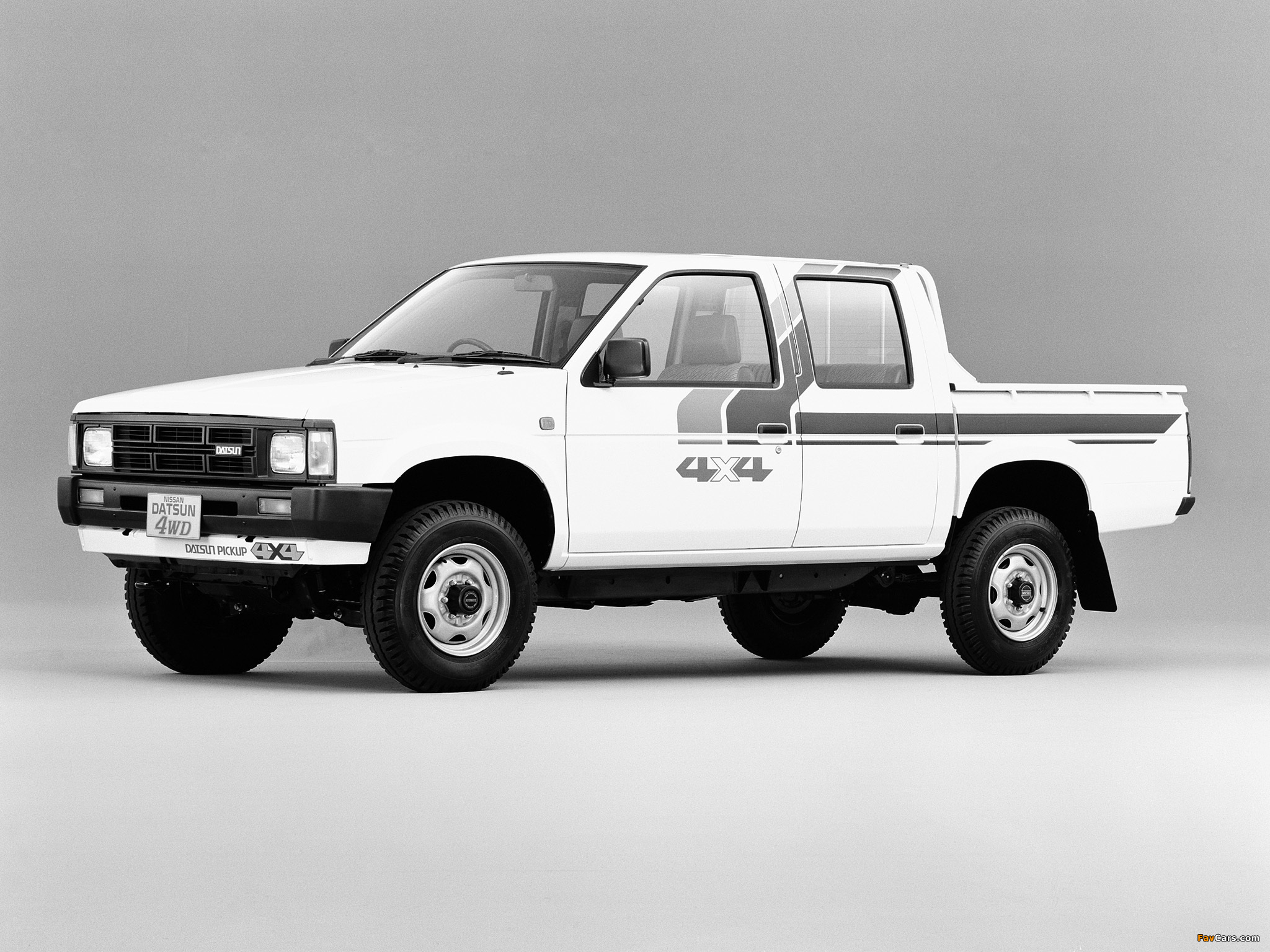 Nissan Datsun 4WD Double Cab (D21) 1985–89 images (2048 x 1536)