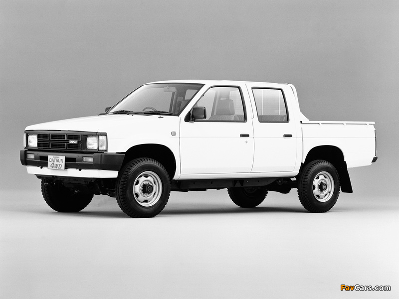 Nissan Datsun 4WD Double Cab (D21) 1985–89 images (800 x 600)