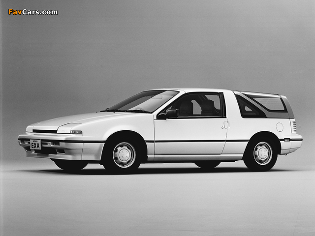Nissan EXA Canopy L.A. version Type X (KEN13) 1988–90 images (640 x 480)