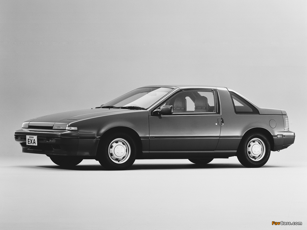 Nissan EXA Coupe L.A. version Type X (KEN13) 1988–90 wallpapers (1024 x 768)