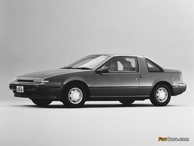 Nissan EXA Coupe L.A. version Type X (KEN13) 1988–90 wallpapers (640 x 480)